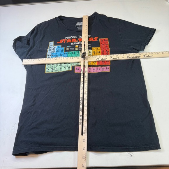 VFifthSun Star Wars Periodic Table Elements Graphic Print T-Shirt L‎ Black - Picture 5 of 5